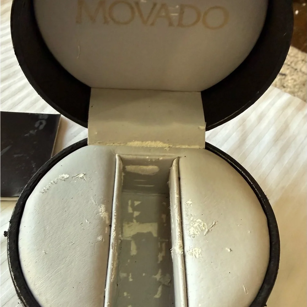 Movado Black and Gold Men's Watch - Picture 6 of 8